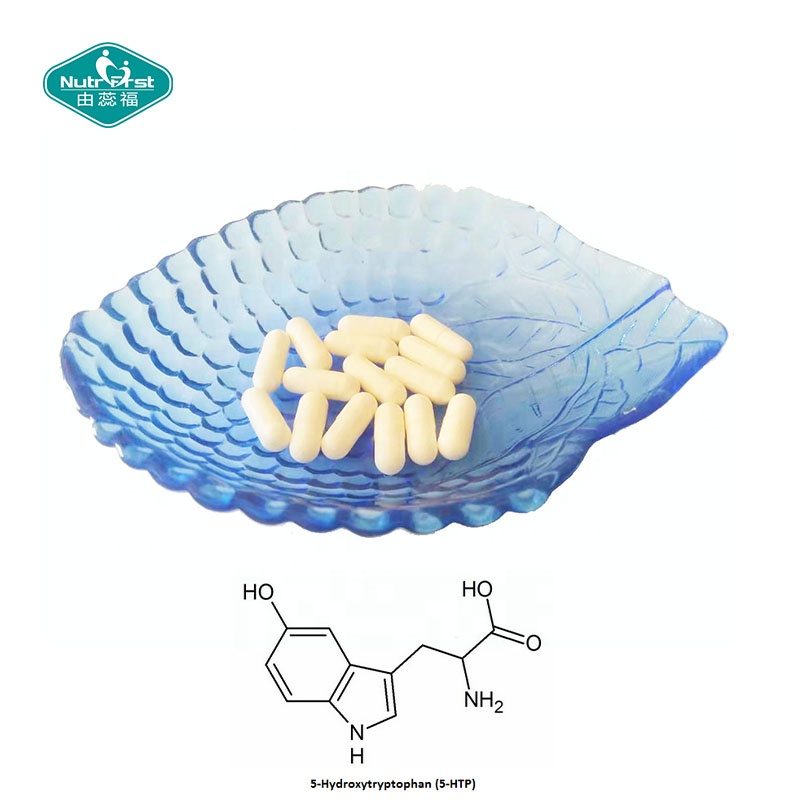 Fórmula a medida Suplementos de apoyo para el estado de ánimo y el sueño 5-HTP Vitamina B6 Cápsulas de 5-hidroxitriptófano con L-triptófano