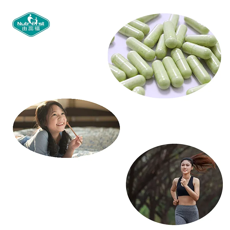 Nutrifirst Custom Customization OEM 10-In-1 Various Natural Extracts Improve Well-Being Bring Overall Health Green Food Capsules