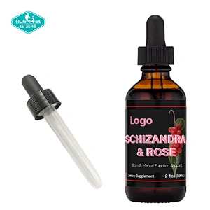 Producto de belleza de apoyo inmunológico de calidad alimentaria, extracto de rosa de Schizandra, gotas líquidas a granel
