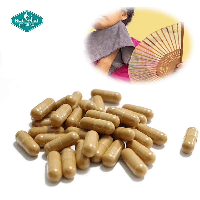 Suplemento alimenticio Nutrifirst para la salud de las mujeres, alivio de los sofocos, cápsula de cohosh negro a granel