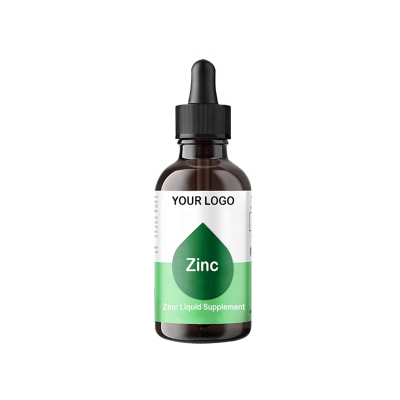 Suplementos de gotas OEM, nutrientes minerales personalizados, suplemento de zinc, gotas líquidas orales para apoyo inmunológico