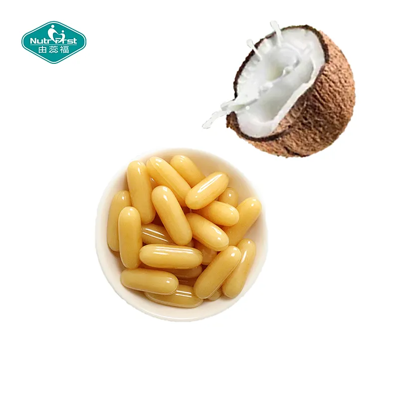 Nutrifirst Coconut Oil  Supplement Support Weight Management Skin Softgel Capsule Bulk