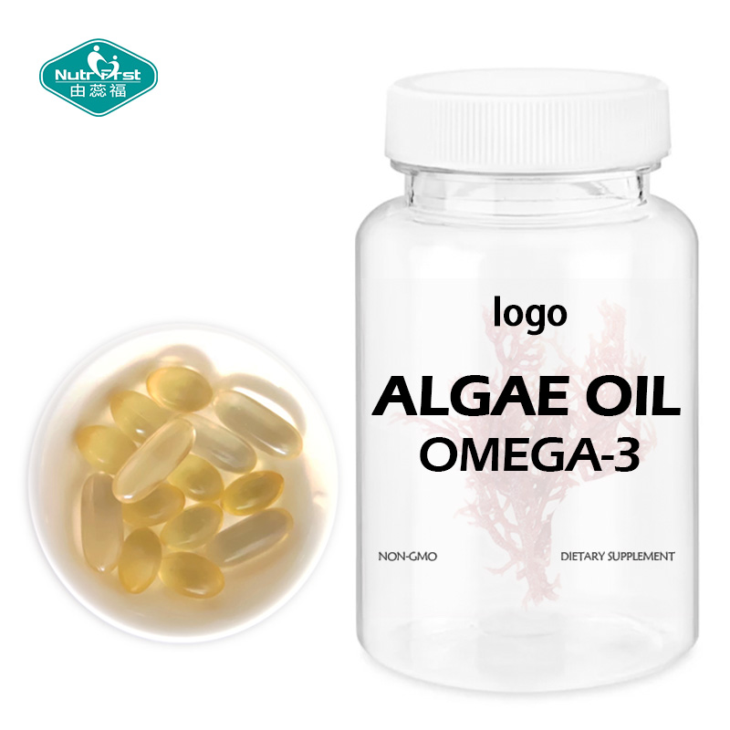 Nutrifirst Customized High Concentration DHA 40% 50% Algae Oil Softgel Capsules