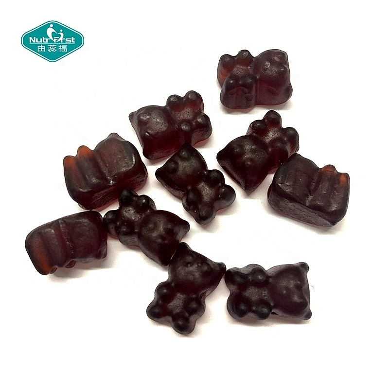 Hair Nails Growth Vitamins Gummies Supplement Vegetarian Biotin Pectin Gummy Candy