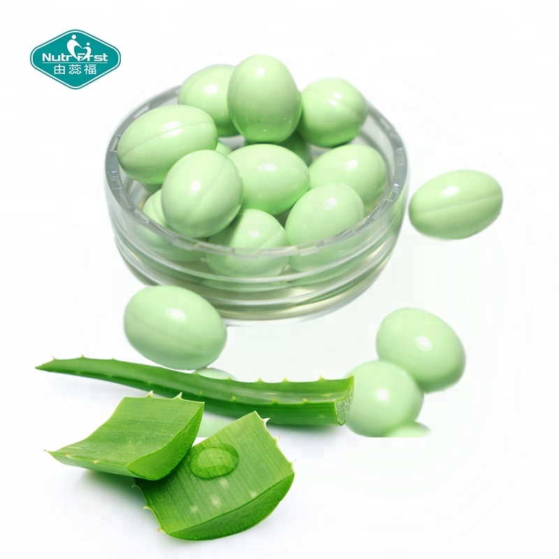 Nutrifirst Face Moisturizing Supplements Pure Aloe Vera Extract Aloe Vera Softgels for Skin Whitening