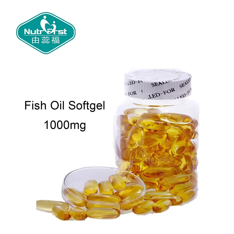Nutrition Private Label Supplier EDA DHA Omega 3 Fish Oil Capsule Softgel DHA/EPA Fish Oil With Bulk Packing