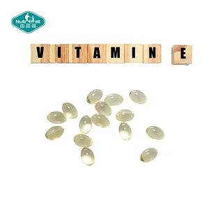 Nutrifirst Vitamin E Softgel Dietary Supplement Supports Skin Eye Health Softgel Capsule Bulk