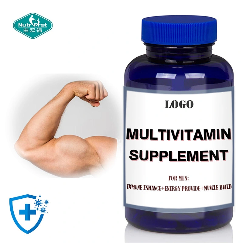 Nutrifirst OEM Fórmula avanzada Suplemento diario Salud masculina Tabletas multivitamínicas a granel