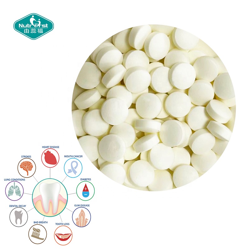 Nutrifirst Dental Supplements Private Label Brand New Probiotic Chewable Multi-strains Tablets for Oral Health