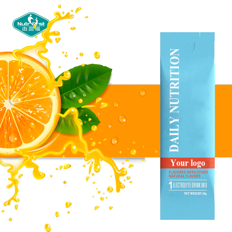 Customized Flavour Multi Vitamin Electrolyte Instant Drink Powder Sachets Packing for Sport Supplements