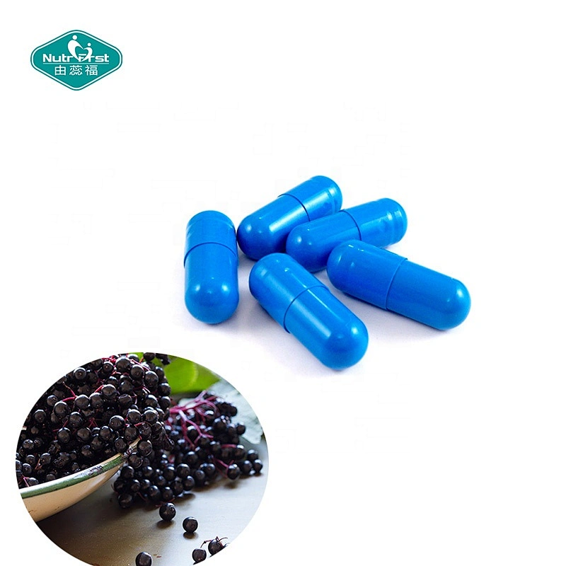 Healthcare Supplements Private Labelling Elderberry Vitamin C Zinc Vitamin D Capsule