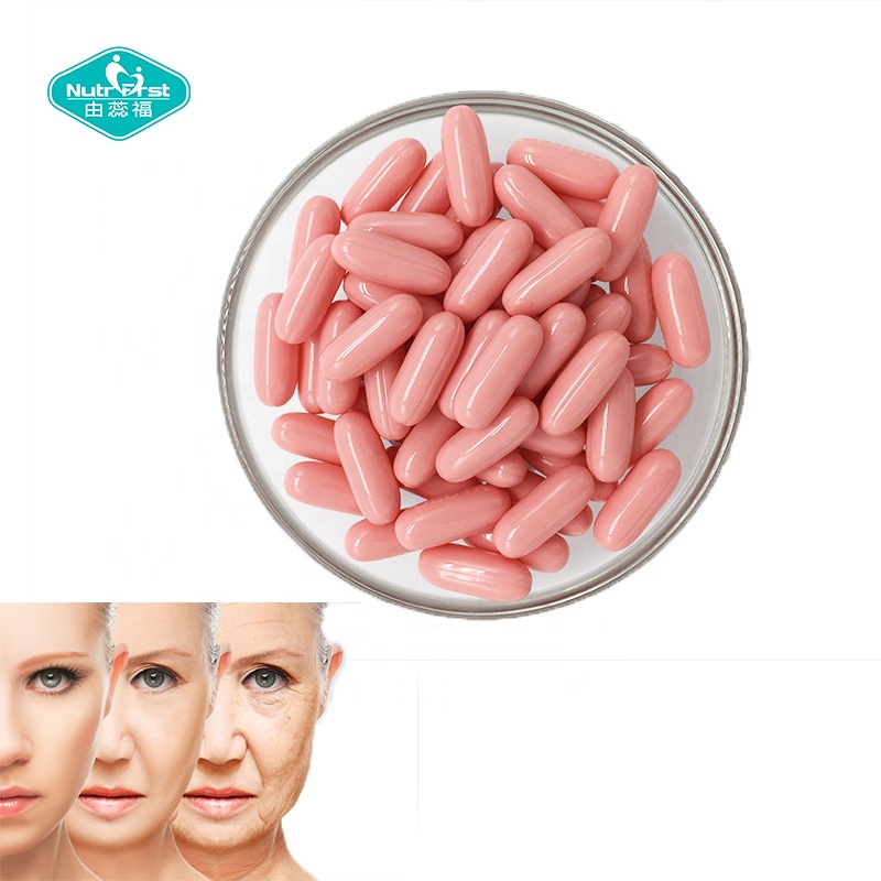 Nutrifirst Private Label Marine Hydrolyzed Collagen Protein Softgel Capsules with Vitamins