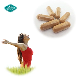 Suplemento alimenticio Nutrifirst para la salud de las mujeres, alivio de los sofocos, cápsula de cohosh negro a granel