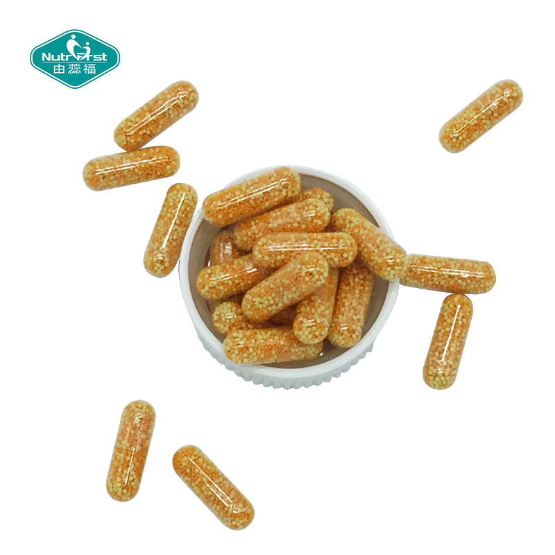 Suplementos de micropellets Viatmin A + Calcium + Zinc Glycinate + Iron + Selenium Blend Cápsulas de liberación sostenida