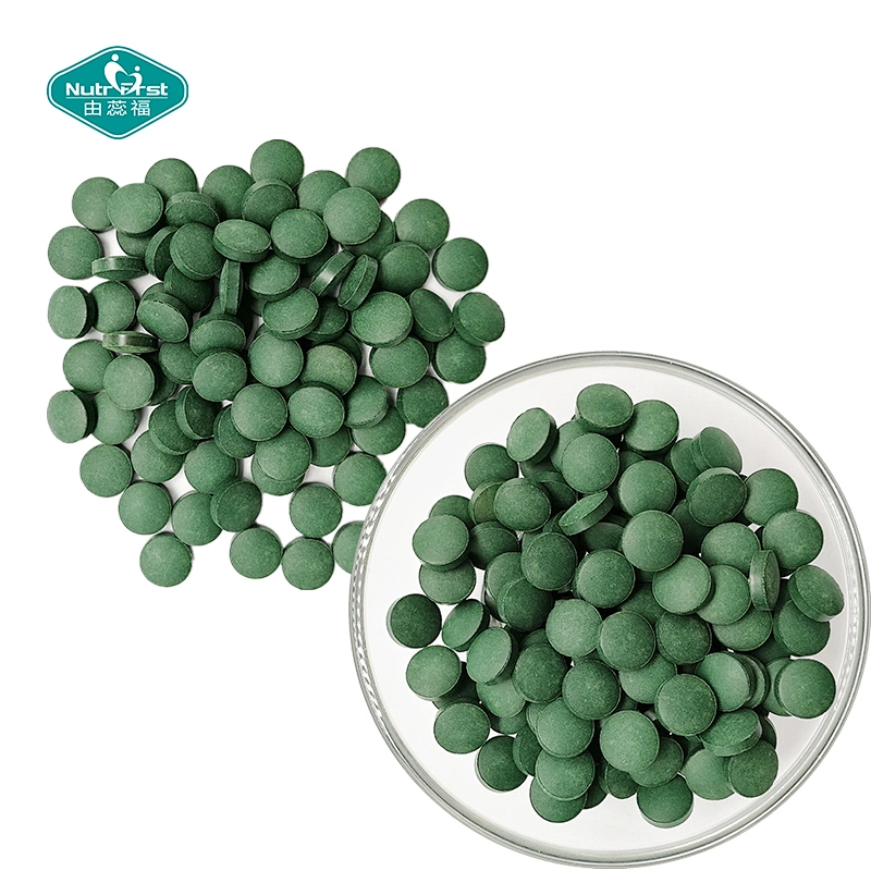 Nutrifirst China Factory Organic Certified Herb Supplement Spirulina Pills Spirulina Tablets in Bulk