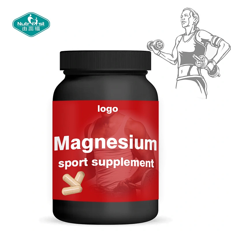 Nutrifirst OEM Customized Sport Supplement Magnesium Vegan Capsule for Support Muscle Strength