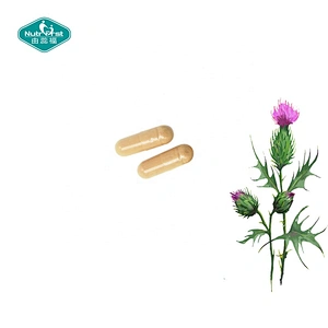 Organic Herbal Formula Milk Thistle Extracts Vegan Capsules Supplement Customization