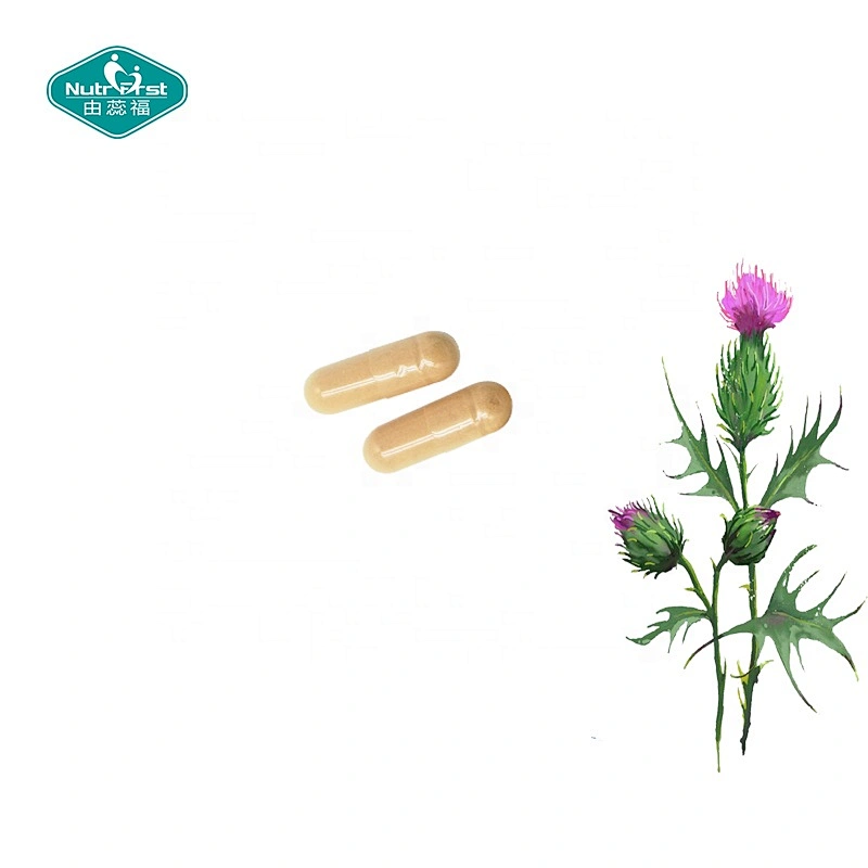 Organic Herbal Formula Milk Thistle Extracts Vegan Capsules Supplement Customization