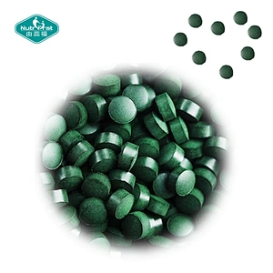 Nutrifirst Immune Booster Superfood Supplement High Level Protein Spirulina Tablet Pill in Bulk with B12 Chlorophyll