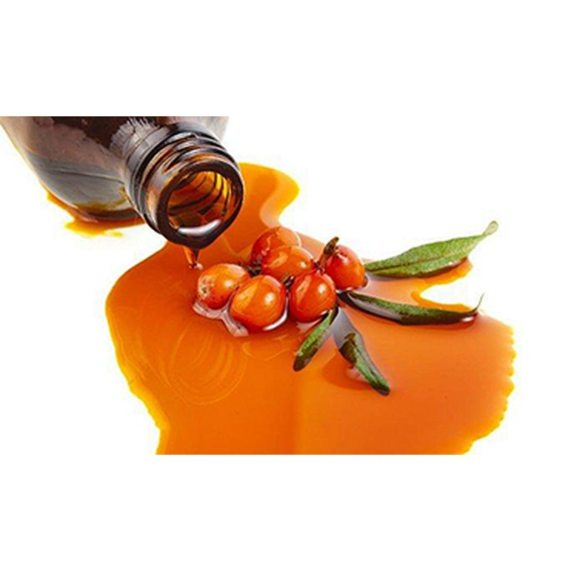 Extracto de polvo de fruta de espino cerval de mar orgánico de grado alimenticio al por mayor, extracción de aceite de espino cerval de mar soluble en agua a granel
