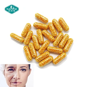 Customized Logo Collagen Coenzyme Q10 Veg COQ-10 Slowly Releases Microbead Vitamins Capsules