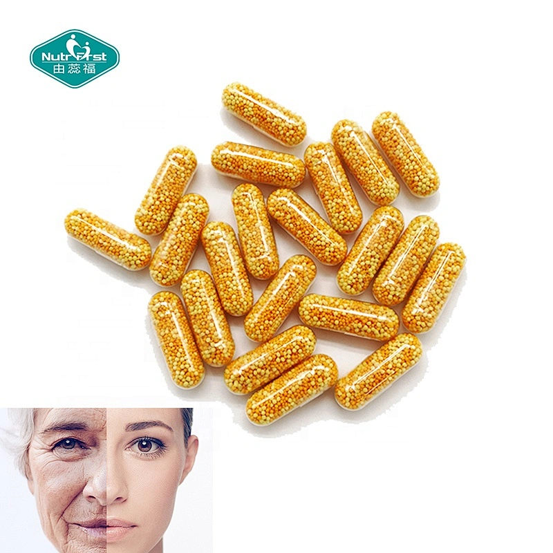Customized Logo Collagen Coenzyme Q10 Veg COQ-10 Slowly Releases Microbead Vitamins Capsules