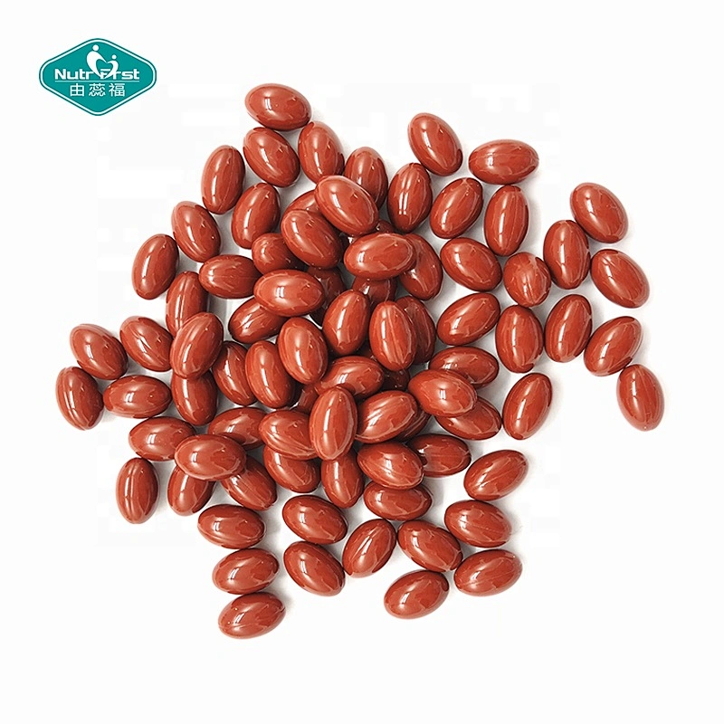 Cápsula blanda de aceite de astaxantina líquida con fórmula personalizada Nutrifirst Nutrition, cápsula blanda de astaxantina Oem