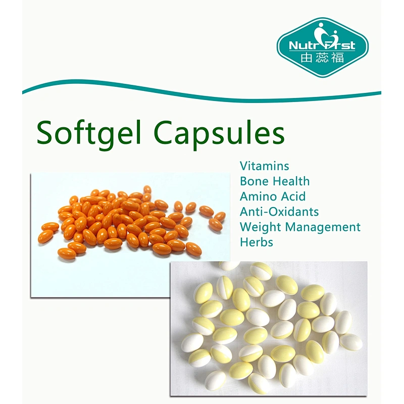 Cápsulas de calcio líquido VD3 de vitamina D3 Softgel personalizadas personalizadas Nutrifirst