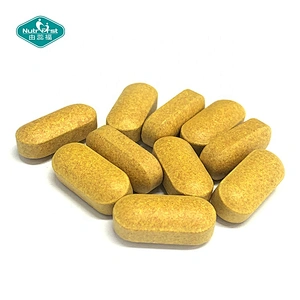Suplementos veganos para la salud del hígado, tableta de extracto de curcumina de cúrcuma de cardo mariano con vitamina CE de selenio