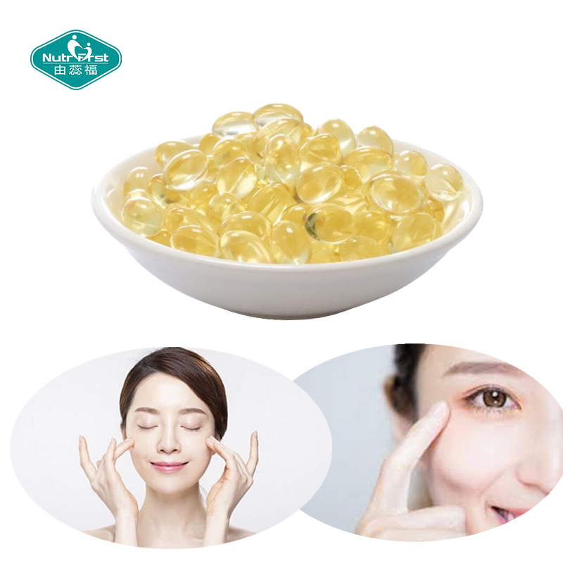 Nutrifirst Vitamin E Softgel Dietary Supplement Supports Skin Eye Health Softgel Capsule Bulk