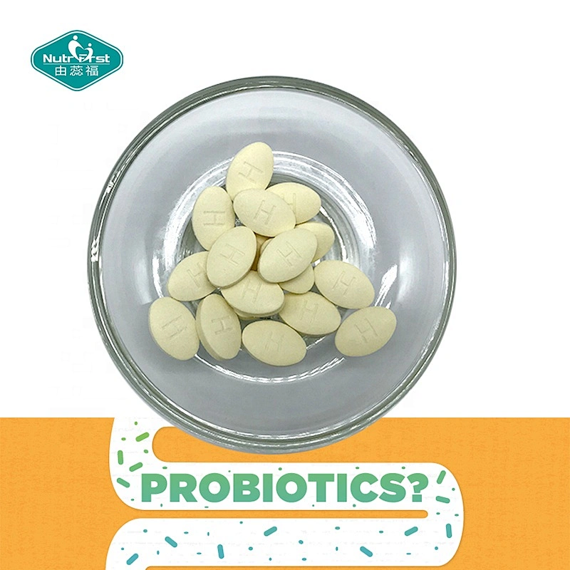 OEM Human Superfood Oral Chewable Veganism Candy Sugar Free Tablets Probiotics Supplements for Digestion