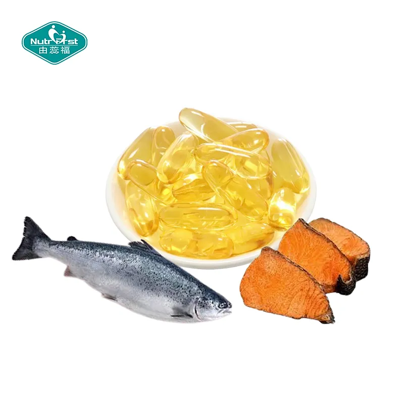 Nutrifirst Custom Customization OEM Support Brain Health Salmon Oil Softgel Capsules Contains EPA DHA