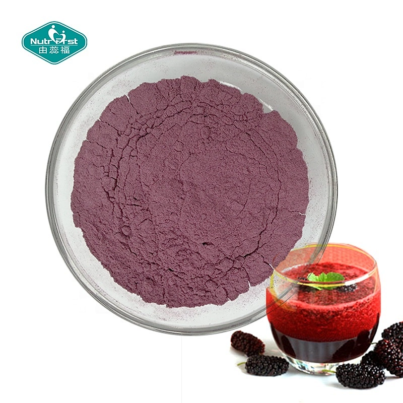 Polvo de bebida instantánea de jugo de extracto de fruta de morera secado por aspersión personalizado personalizado con embalaje a medida