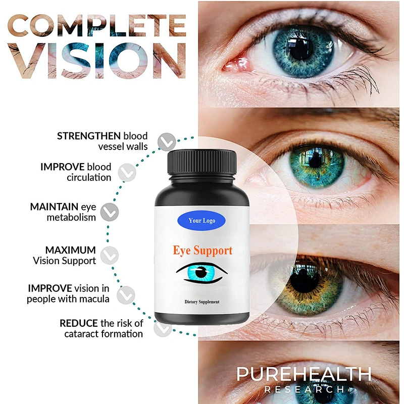 Nutrifirst OEM Vision Supplement Supplier Ginkgo Biloba Lutein Zeaxanthin Complex Tablets