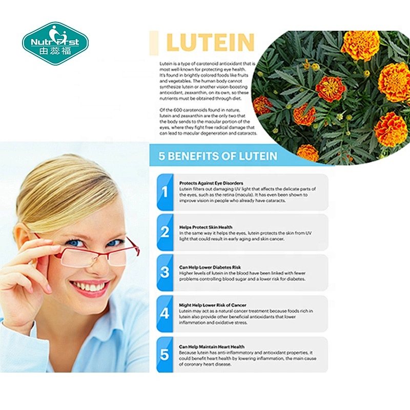 Nutrifirst Private Label Vitamins Lutein Zeaxanthin Softgel