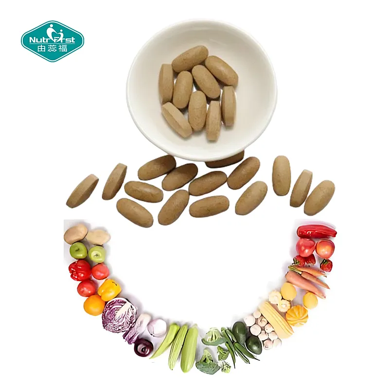 Las tabletas de suplementos de oligoelementos Nutrifirst respaldan el bienestar general y aumentan la función inmunológica Suplemento dietético a granel