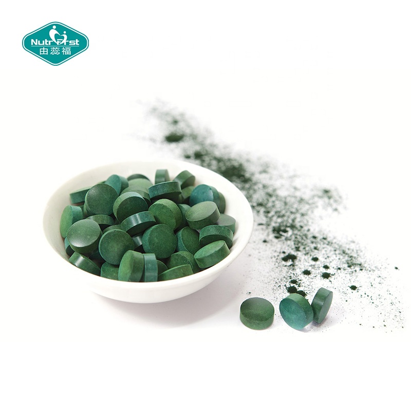 Nutrifirst China Factory Organic Certified Herb Supplement Spirulina Pills Spirulina Tablets in Bulk