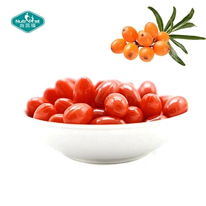 Suplementos antienvejecimiento Nutrifirst Omega-7 Semillas de espino cerval de mar Berrirs Oil Softgel Capsule Omega 7 a granel