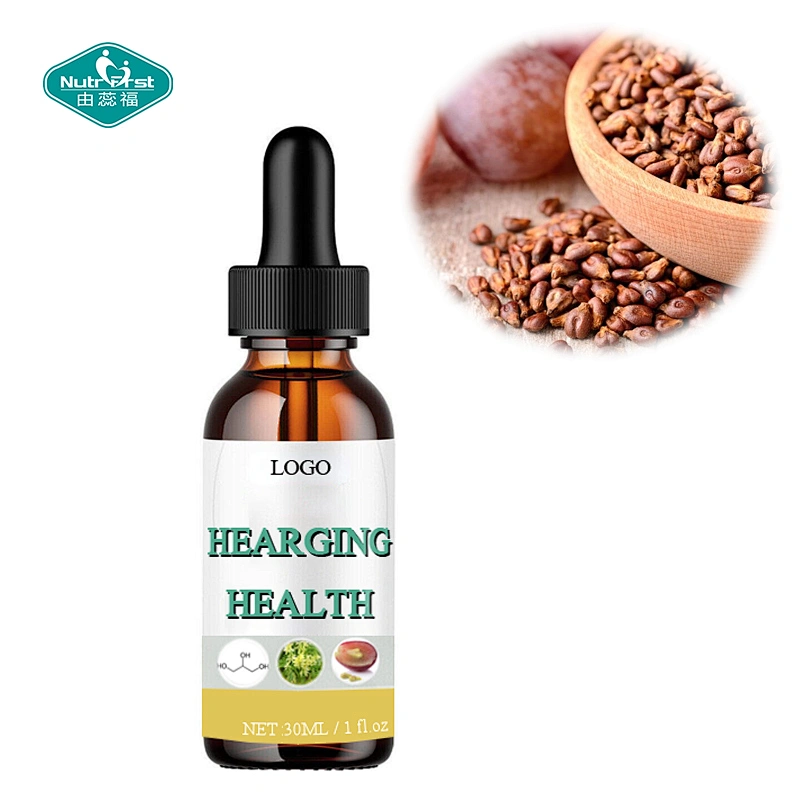 OEM Private Label Ear Health Improve Focus Herbal Extract Drop Oil Liquid