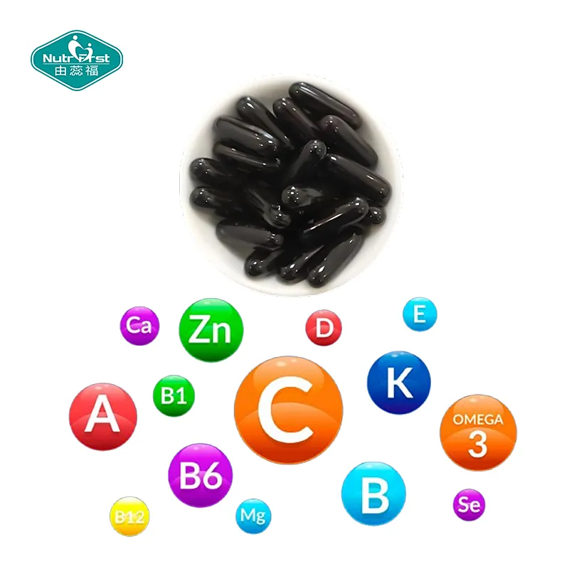 Nutrifirst Custom Customization OEM Multi-mixed Herbal Extract With Vitamin B6 and Zinc Softgel Capsules