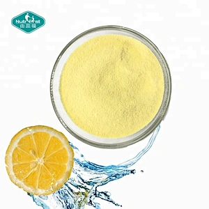 Nutrifirst Proveedor de extracto de fruta orgánica Polvo de lima liofilizado de fruta de limón para té de limón y pastel de postre