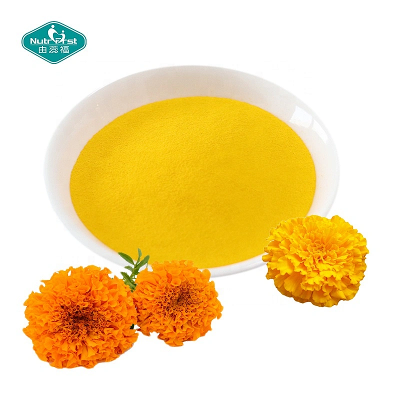 Fabricantes chinos de extracto de luteína Luteína Zeaxantina Extracto de caléndula Tagetes Erecta L.Extract en polvo