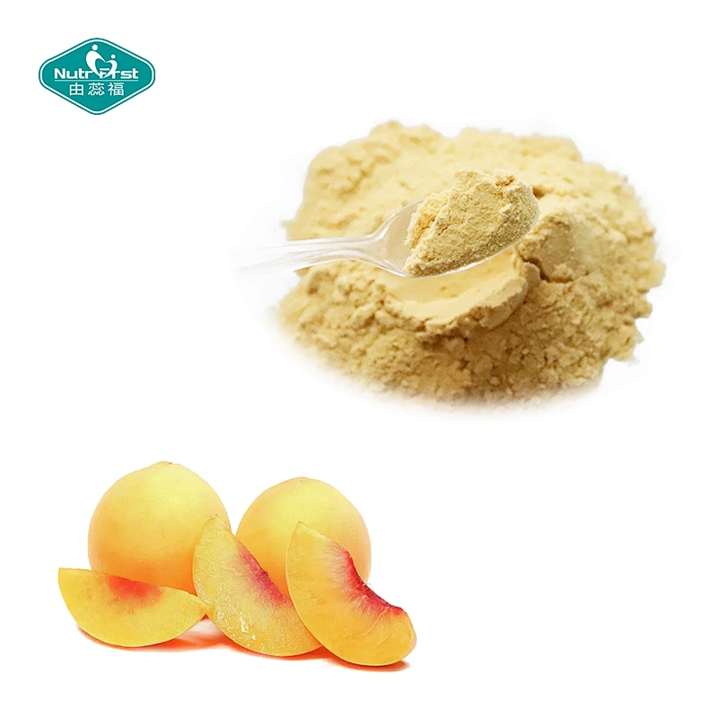 Nutrifirst Customer Customized 100% Natural Frozen Dried Yellow Peach Fruit Powder for Ice Cream Baking Smoothies in Bulk