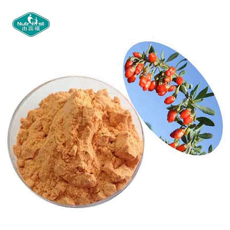 Nutrifirst Raw Material Herb Medecine Wolfberry Peptide 25% Anthocyanin Black Goji Berry Fruit Extract Powder