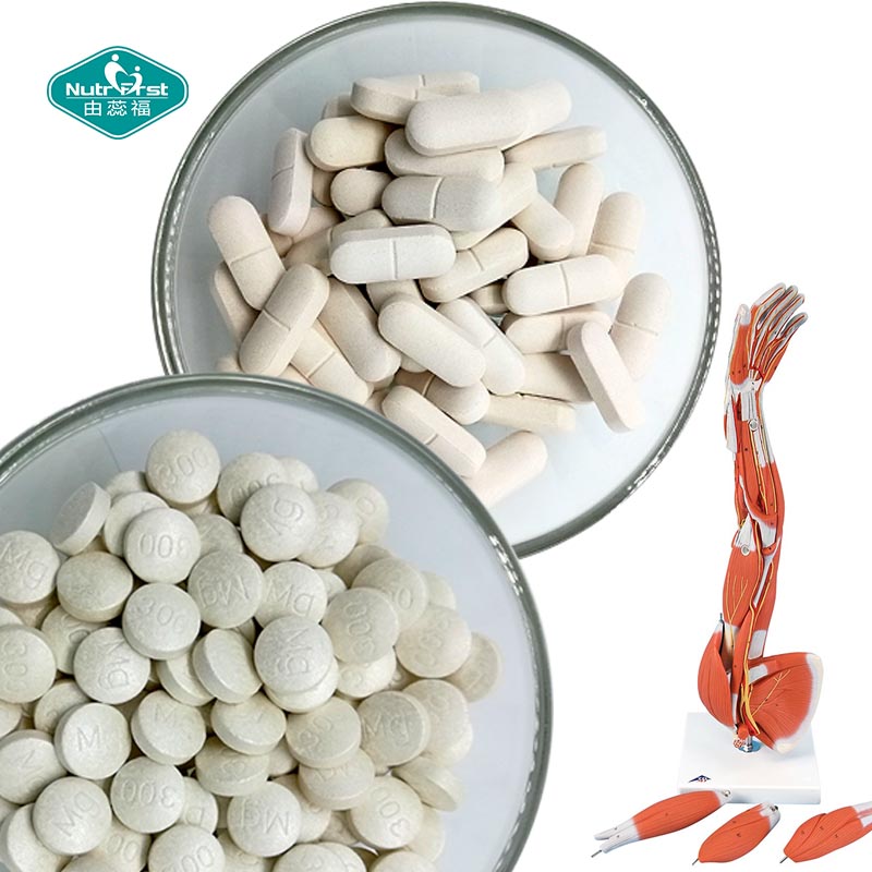 Nutrifirst Bone Supplements Potassium Magnesium Sulphate Tablets Calcium Magnesium Potassium D3 Pill in Bulk