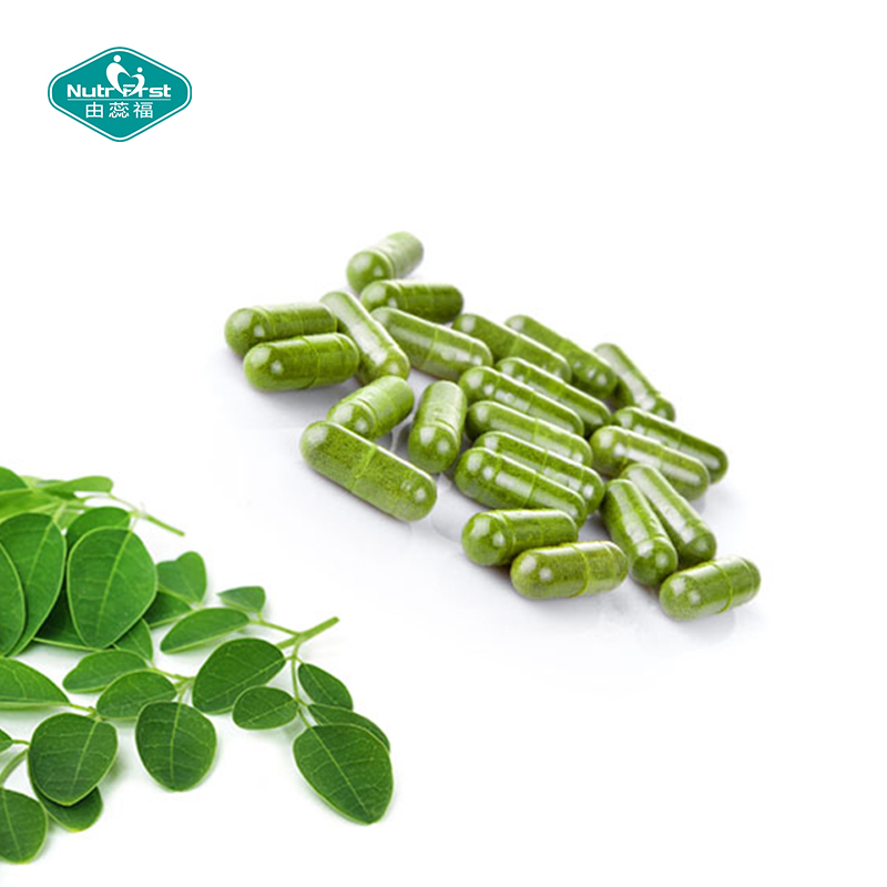 Nutrifirst Supplement Moringa Oleifera Leaf  Extract Powder Capsules Customized Superfood