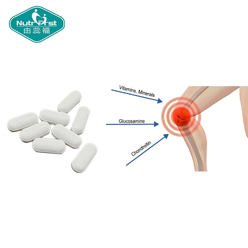 White Label Joint Supplement Glucosamine Chondroitin MSM Turmeric Collagen Tablet Supplier for Bone Healrh