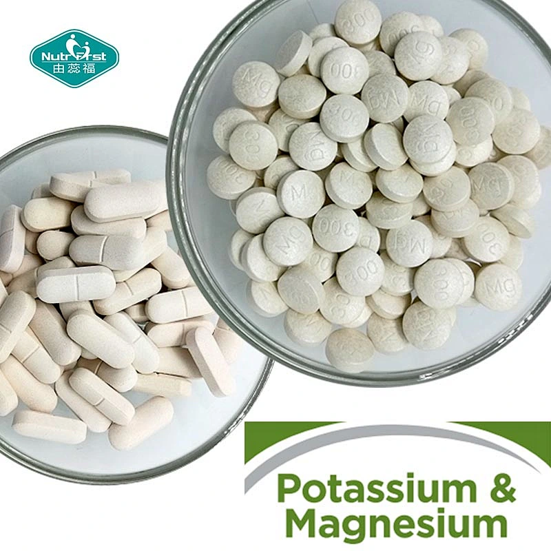Nutrifirst Bone Supplements Potassium Magnesium Sulphate Tablets Calcium Magnesium Potassium D3 Pill in Bulk