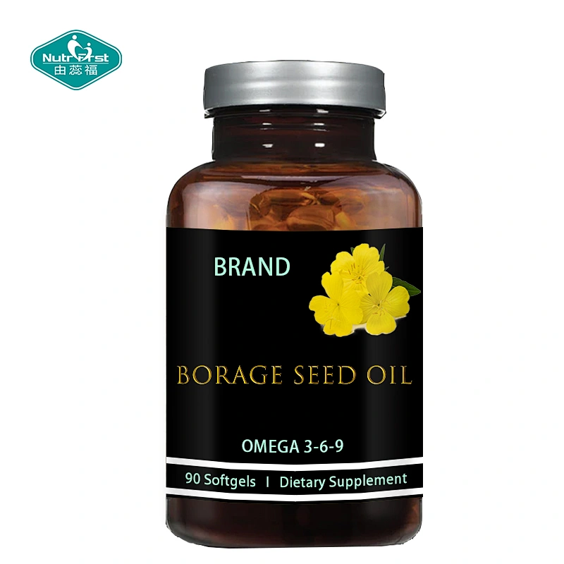 Wholesale Customized Recipe Borage Seed Oil Evening Primrose Oil Softgel in Bulk