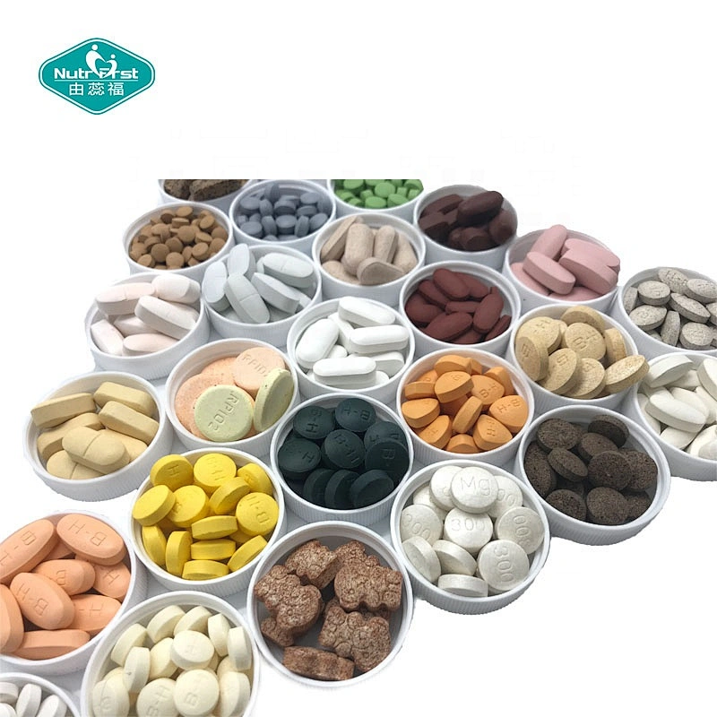 Suplemento multivitamínico de formulación a medida Nutrifirst, tableta de refuerzo inmunológico mineral multivitamínico, caramelo masticable